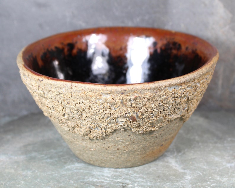 Studio Pottery Bowl 5.25 New England Pottery Trinket Bowl Art Pottery Stoneware Bowl Bixley Shop image 2