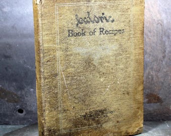 Caloric Book of Recipes, 1912 Antique Promotional & Instruction Cookbook for the Caloric Fireless Cookstove | Bixley Shop