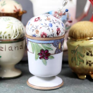 Cottagecore Upcycled Pin Cushions | Vintage Pin Cushions | Your Choice | Hand-Crafted by Bixley Shop