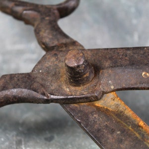 Antique Large Blacksmith Scissors Rustic Iron Scissors - Etsy