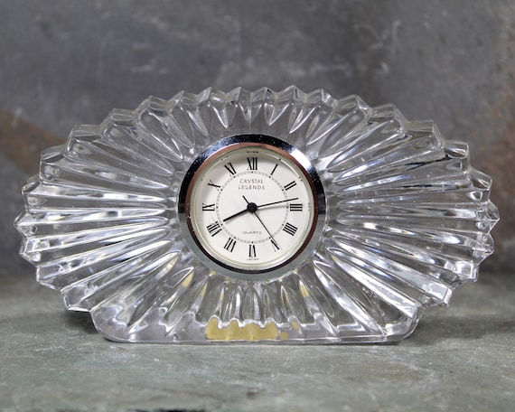 Bleikristall Kleine Uhr Crystal Legends Uhr Godinger Handgeformt