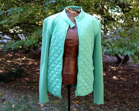 Sigrid Olsen Mint Green Jacket - Vintage Jacket -… - image 6