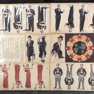 Charlie McCarthy&#39;s Radio Gesellschaftsspiel | Chase und Sanborn Spiel | Classic Radio Series Spiel | Ungeschnittene Spielfiguren | Bixley-Shop