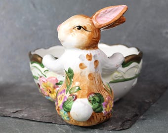 ヴィンテージバニーセラミックボウル | スプリングバニー室内用