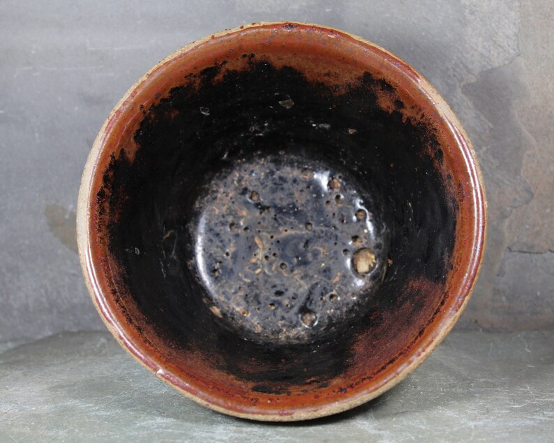 Studio Pottery Bowl 5.25 New England Pottery Trinket Bowl Art Pottery Stoneware Bowl Bixley Shop image 8