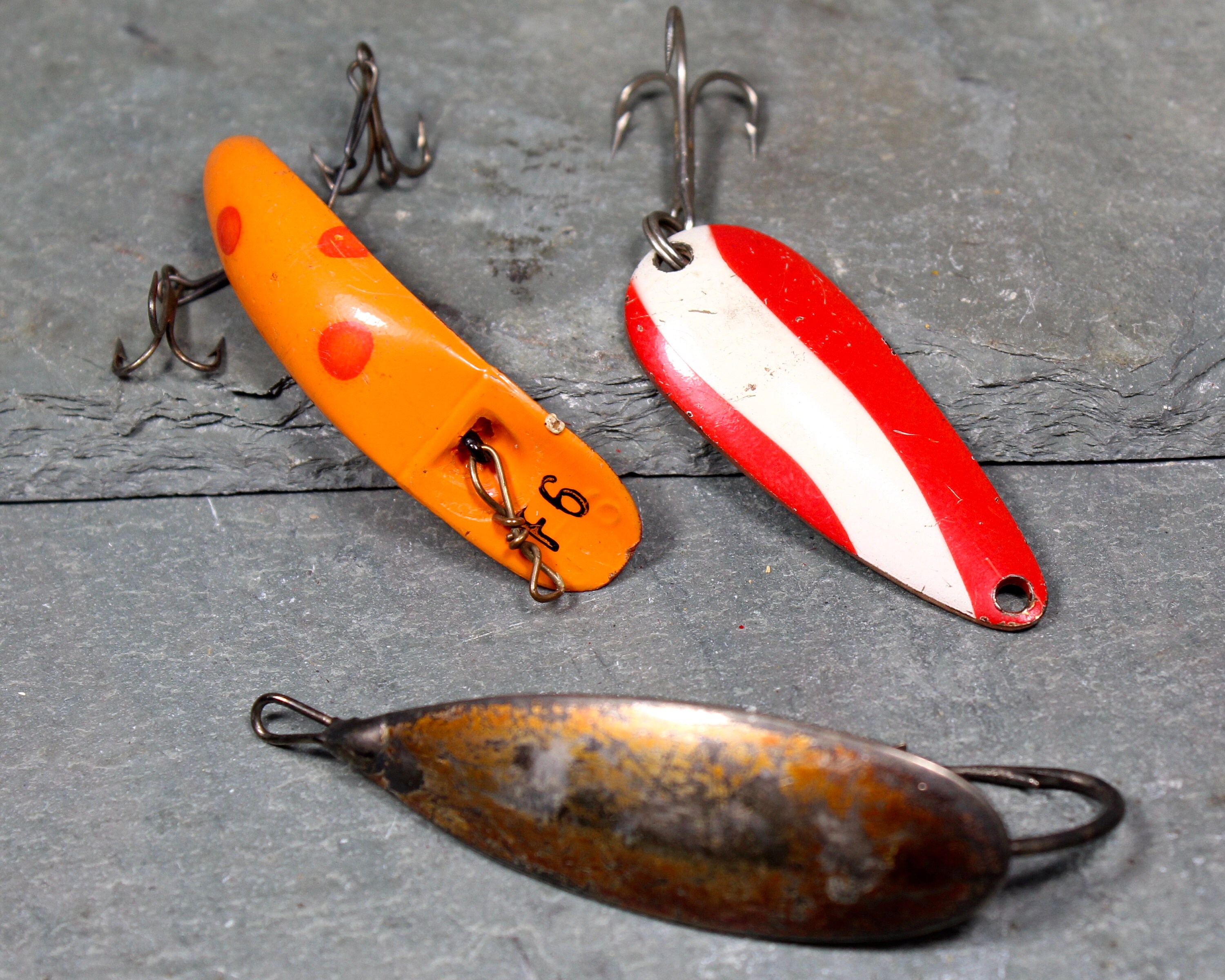 Set of 3 Small, Vintage Fishing Lures, Circa 1950s/1960s FREE