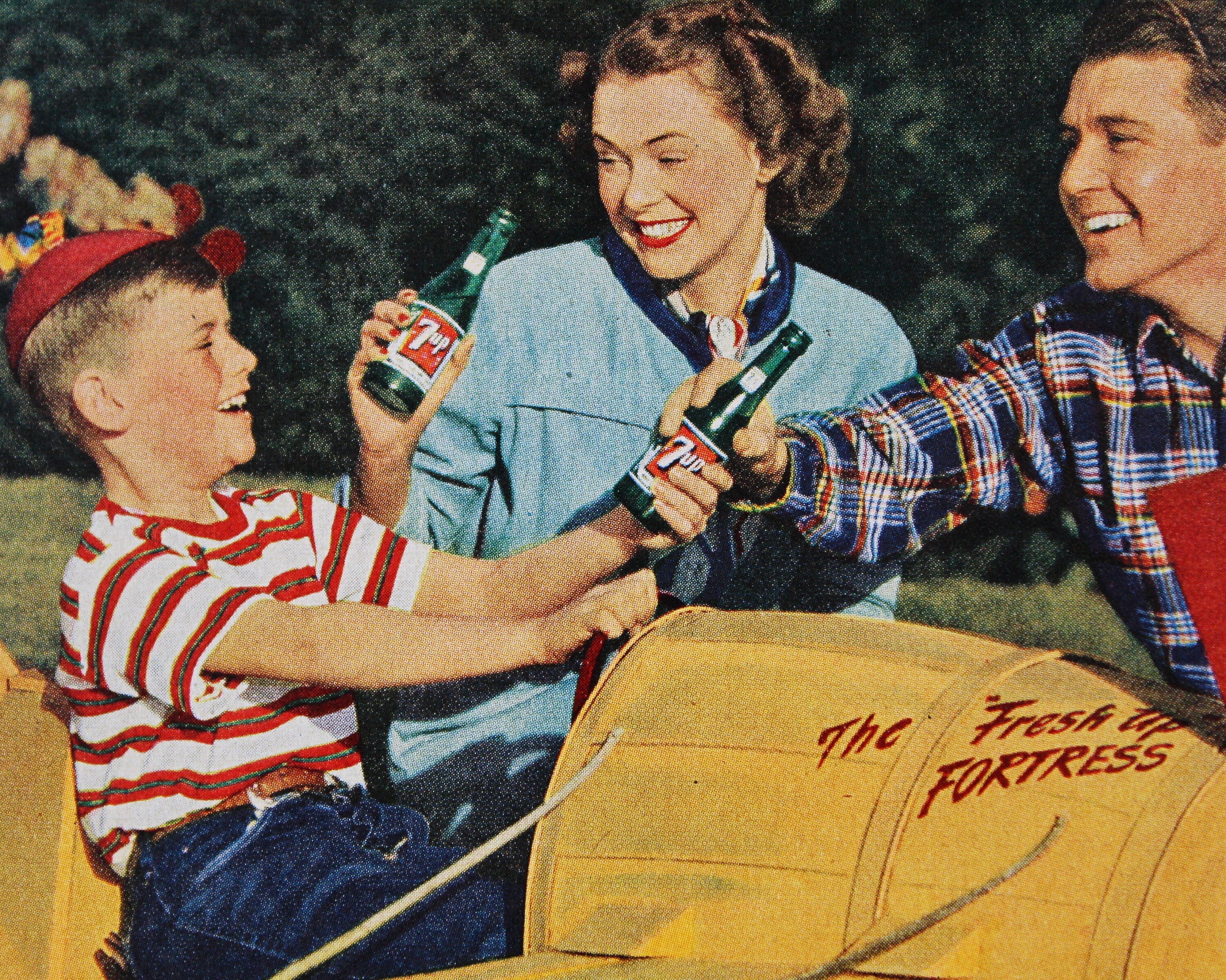 1949 Seven-up Soda Advertisement | UNFRAMED Vintage Advertising