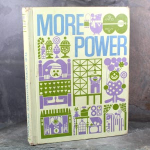 More Power Vintage Reading Schoolbook | 1968 Open Highways Diagnostic & Developmental Reading Program | Scott, Foresman and Company