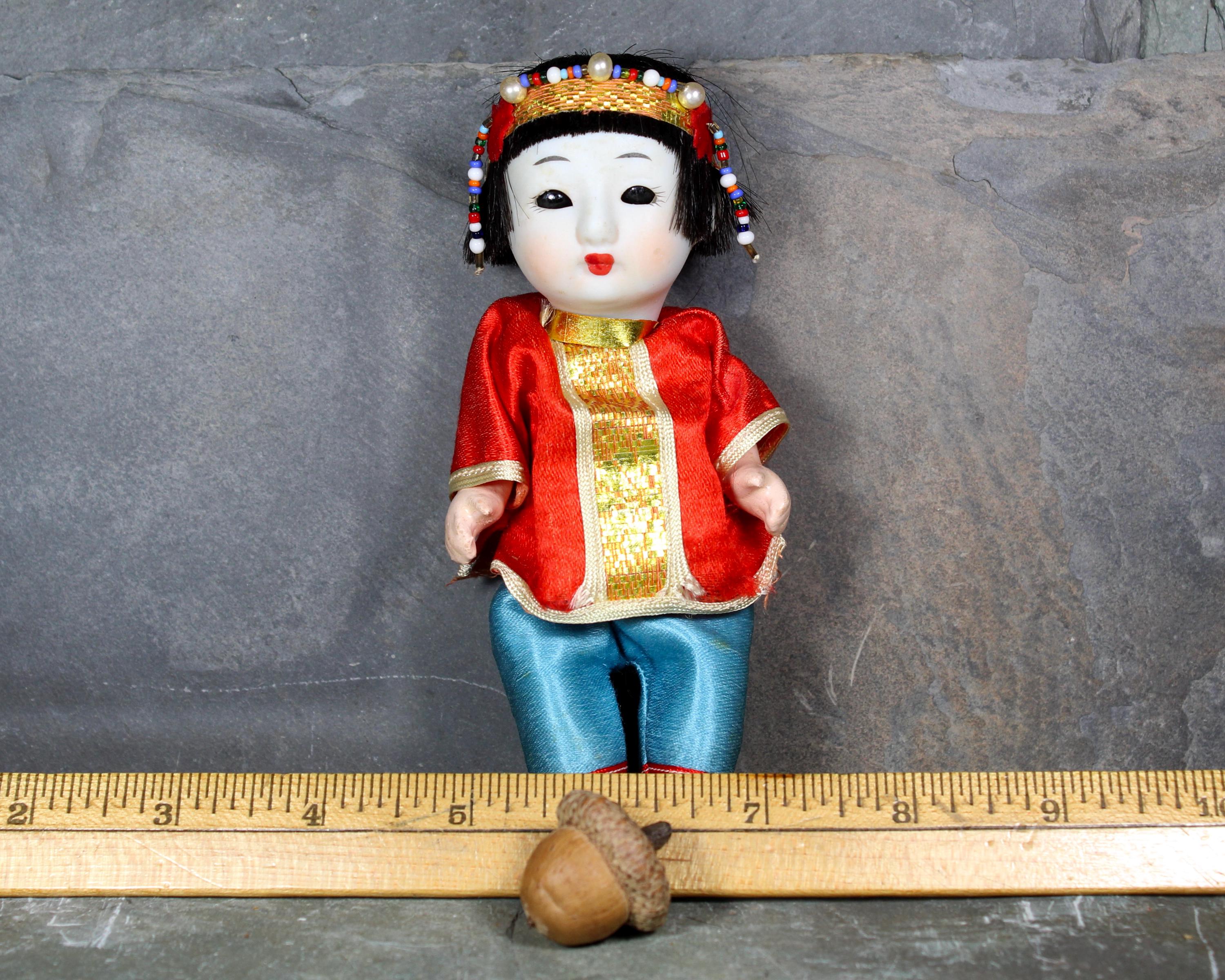Vintage Sleeping Doll Japanese Bisque Porcelain | Push Voice China 