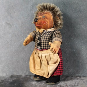 Antique Steiff Hedgehog Family Micki Doll Antique German Hedgehog Original Doll Bixley Shop image 5