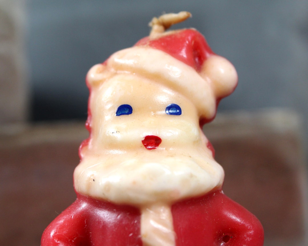 Vintage GURLEY Santa Candle Circa 1950s Vintage Gurley Etsy