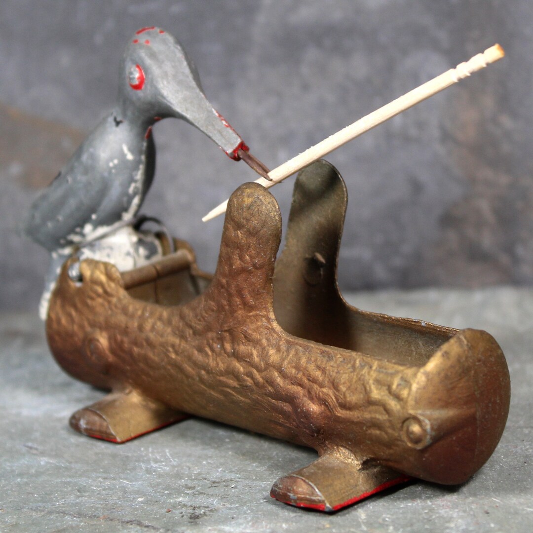 Unusual Antique Toothpick Picker Woodpecker Toothpick Etsy