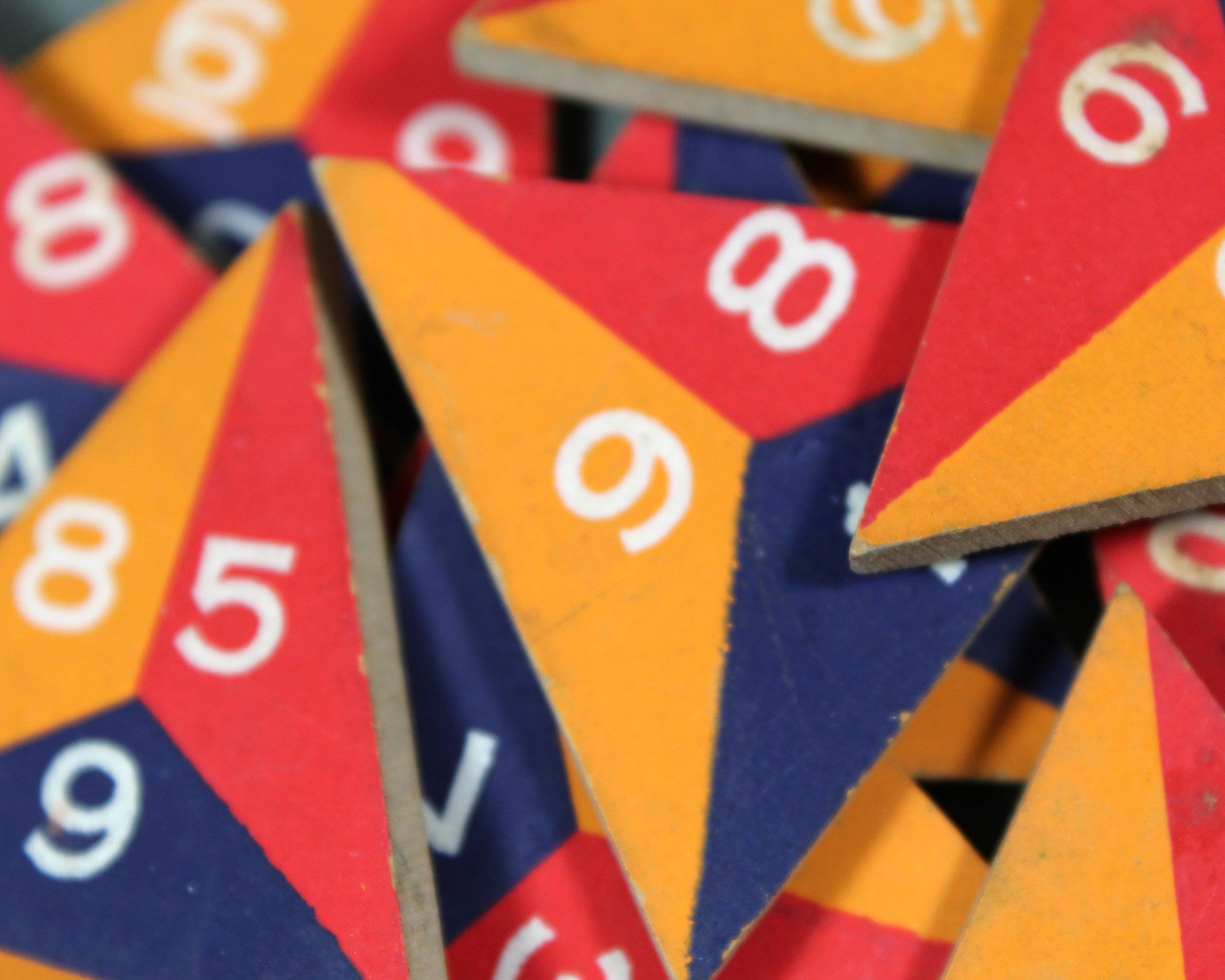 1939 Contack Game by Parker Brothers | Antique Triominoes-style Game ...