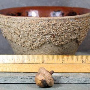 Studio Pottery Bowl 5.25 New England Pottery Trinket Bowl Art Pottery Stoneware Bowl Bixley Shop image 10