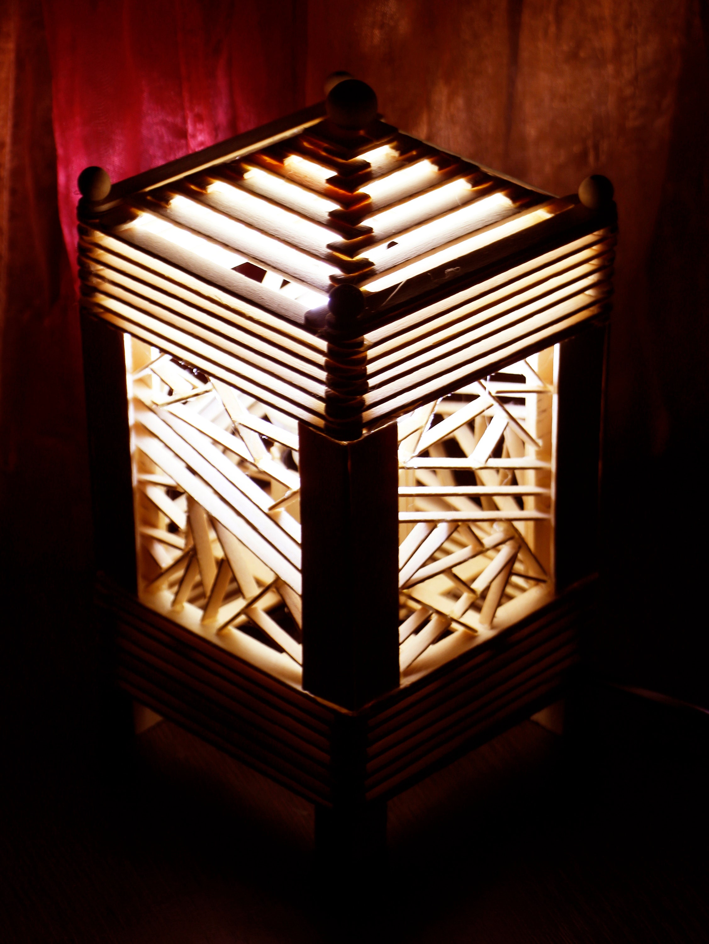 Create a Cute, Glowing Lantern With Popsicle Sticks