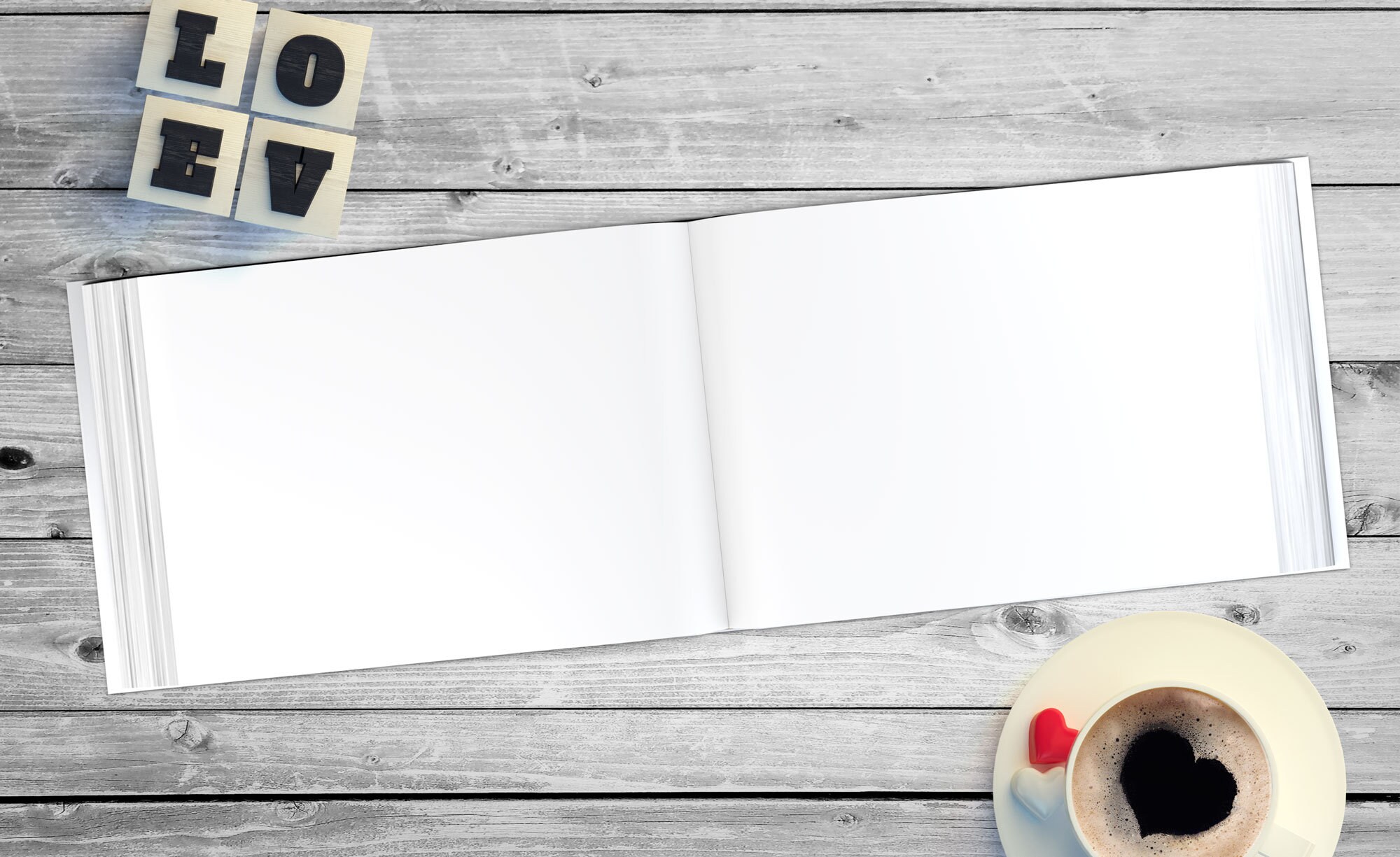 Libro degli ospiti per matrimonio, copertina rigida, senza domande