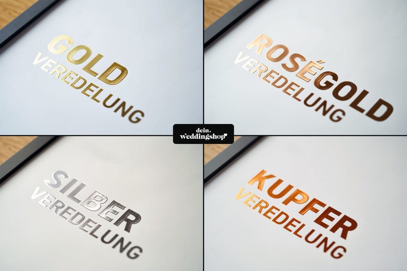 STAMMBUCH der Familie PERSONALISIERBAR Deluxe Beige/Elfenbein Gold Silber Kupfer Roségold Veredelung Hardcover, inklusive Register Bild 10