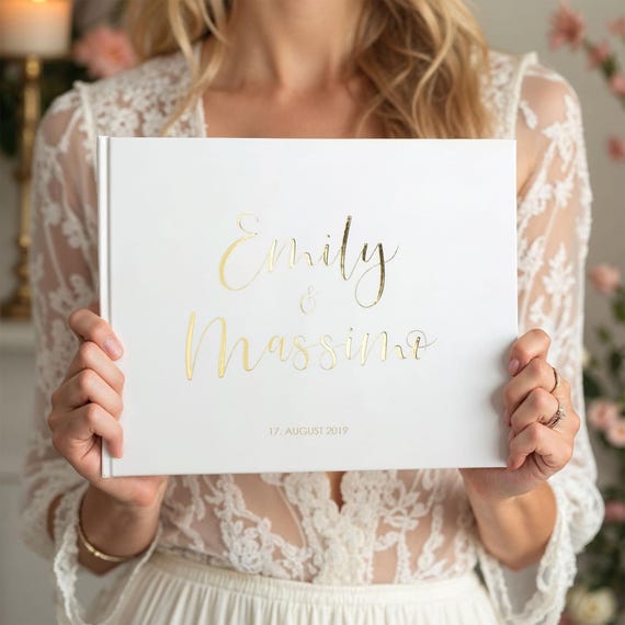 Timisea Premium Gästebuch Für Hochzeit & Geburtstag - 144 Seiten Elegant