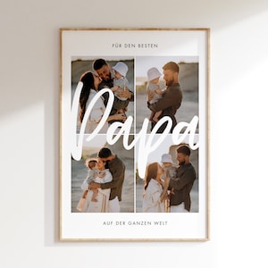 Father's Day Dad Gift Father's Day Gift Personalized, Gifts for Men Gift Ideas Man Husband Father Picture Poster