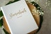 Family register - Deluxe Pure-White with gold finish - Hardcover with ring mechanism, including register (15 x 21 cm and A4) 