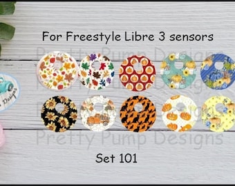 Freestyle Libre 3 sensor stickers, Fall, Autumn