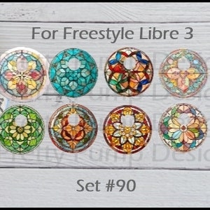 Stickers Freestyle Libre 3, Vitrail