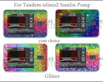 Tandem tslimx2 Reader sticker, Glitter