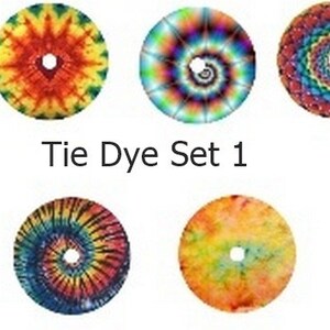 Freestyle Libre 1 and 2 Sensor Stickers Sets, Set of 8, Tie Dye