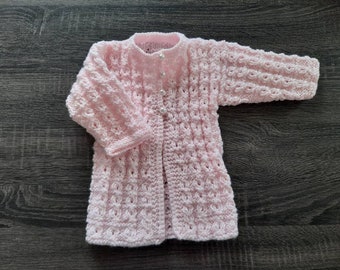 Handknit Baby Cardigan Coat