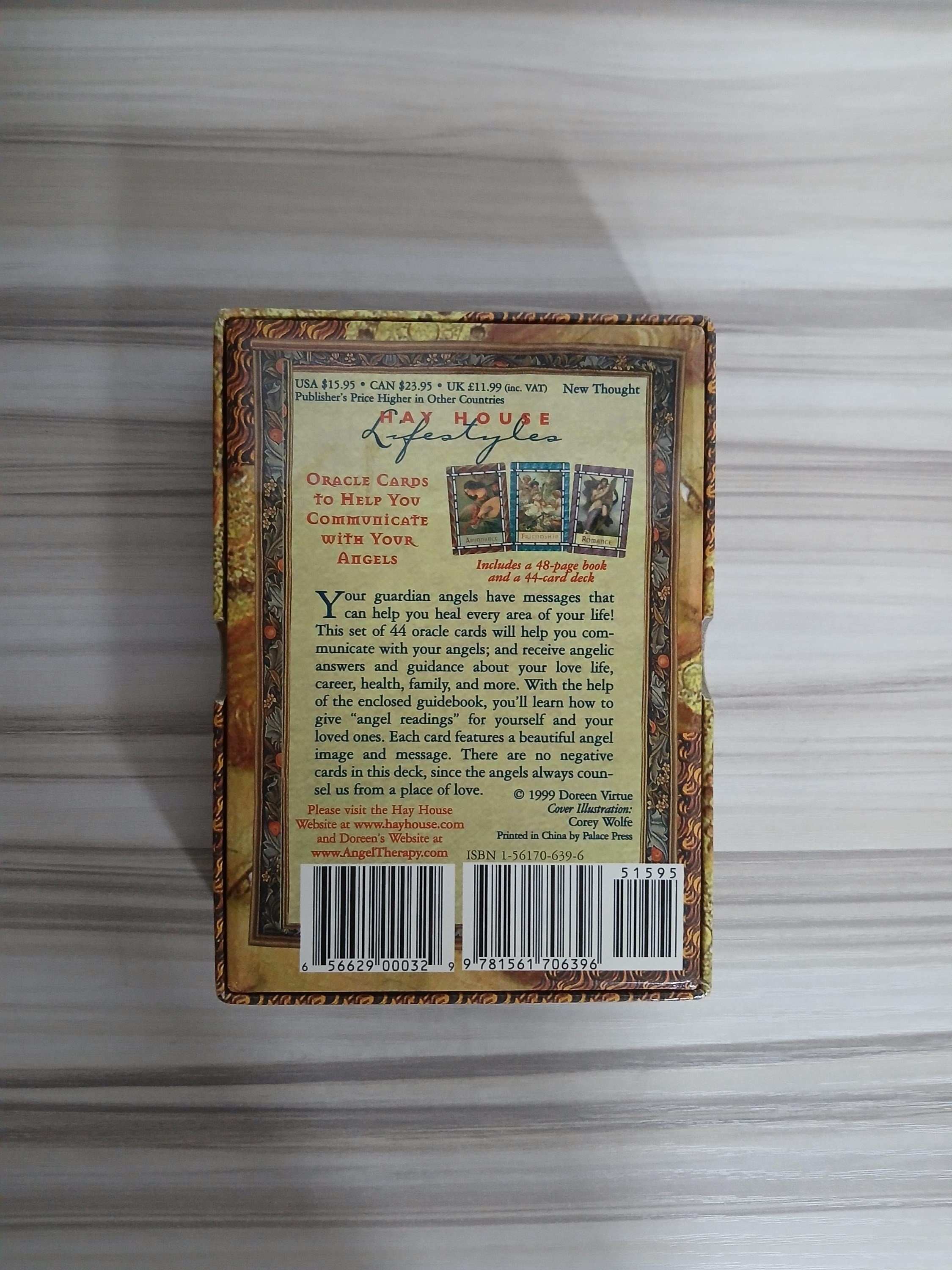 Healing With the Angels Oracle Cards - Doreen Virtue - 44 Card