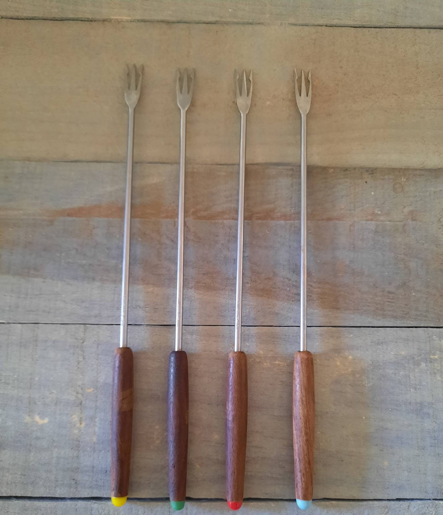 MCM Fondue Forks Skewers Set of 4 Etsy