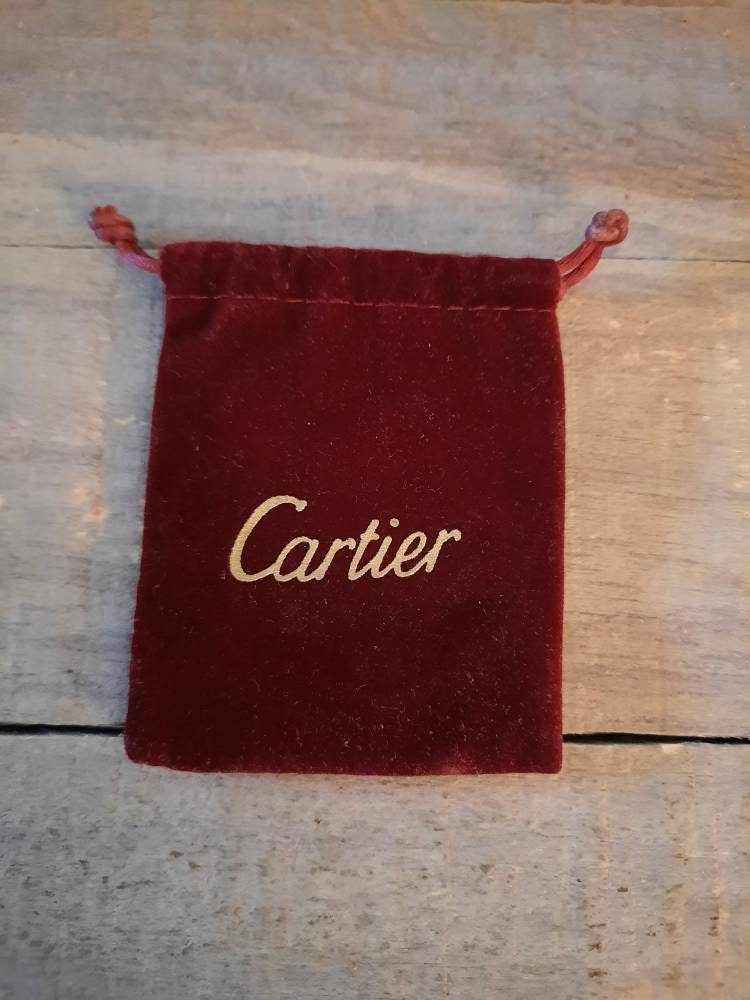 Cartier jewelry pouch hot sale
