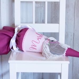 Sac fraternel bio "Bohu Lulu" rose/baie