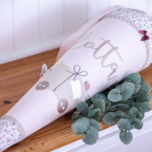 Sac d'école | Vin de bouton de sachet de sucre personnalisé avec le nom pour la scolarisation