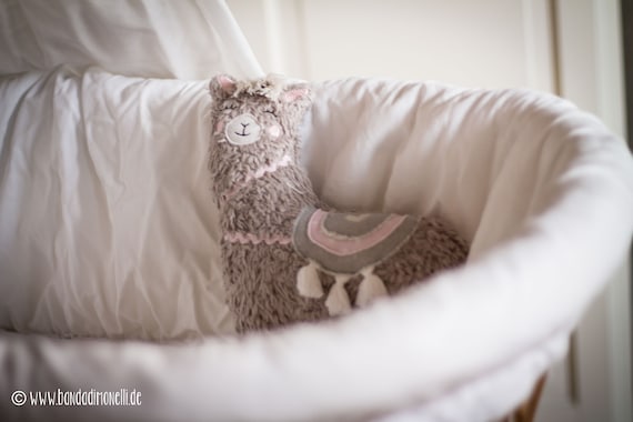 Spieluhr "Lama Liinchen" für Babys aus Biostoffen