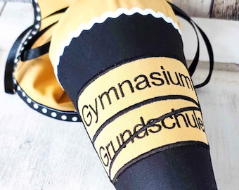 Small school cone for secondary school Sign "Primary school-Gymnasium"