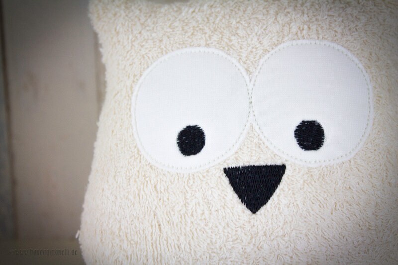 Organic cuddly toy "Owl Erna" for babies