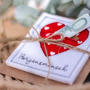 Wensvervuller voor de persoon van het hart | Geld cadeau | Voucherkaart | Verpakking voor geldcadeau
