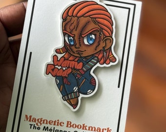 Marque-page magnétique sur le thème de Chucky : accessoires de livres d'horreur