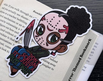 Segnalibro a tema Jason: accessori per libri horror