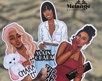 Black Girl Magic Bookmarks: Main Character Energy, Bookish Reader Gifts