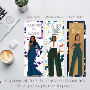 Positioned To Prosper| Bookmarks for Black Women | Melanin Bookmarks | African American Readers | Bookmarks for Black Women | Made To Thrive