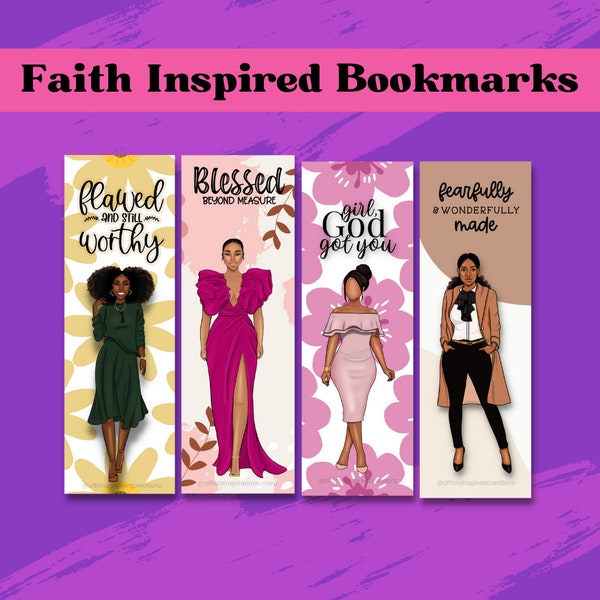 Bookmarks for Black Women|Black Girl Magic|Black Girl Bookmark|Book Accessories|Black Inspired|Stationary|Brown Girls Rock|Cool Bookmarks
