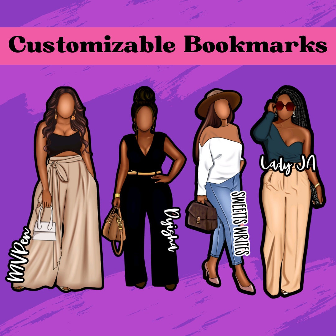 Customizable Bookmark Well Read Black Girl Bookish Gifts Melanin Gifts