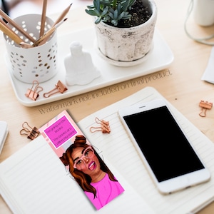Black Girl Bookmarks|African American Bookmarks|Reading Humor Bookmarks|Bookmarks for Black Women|Melanin Bookmarks