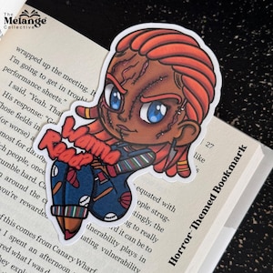 Chucky-Themed Bookmark | Halloween Horror Bookmark | Creepy Cute Book Accessories