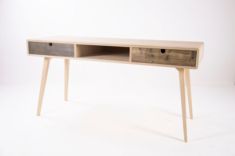 Milled Nordic Desk With Recycled Wood Mill