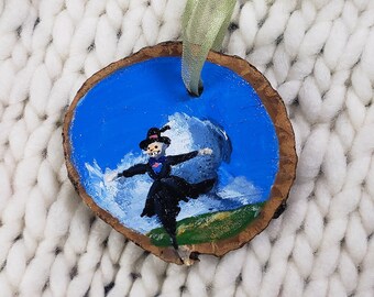 Howl’s Moving Castle Turnip Head Ornement de tranche de bois peint à la main