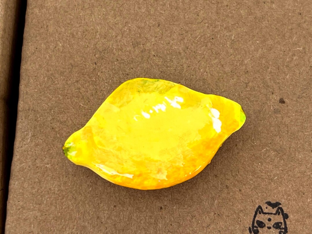 Lemon Magnets Made-to-order | Mini Lemon Magnet | Hand Sculpted and Painted Polymer ...