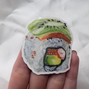 Sushi 05 - Adesivos de Vinil Aquarela